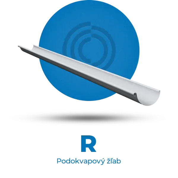 Lindab MAGESTIC - podokvapový žľab