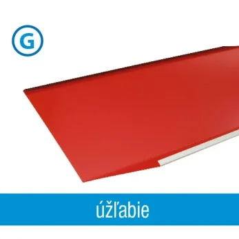 Úžľabie / Úžľabie s rozrážačom vody