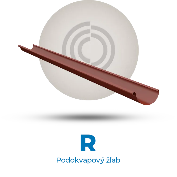 Lindab Rainline - R pododkvapový žľab