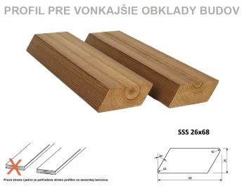 Rhombus rovnobežník SSS borovica