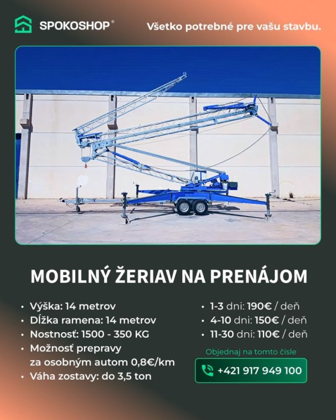 Mobilný žeriav
