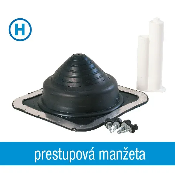 Štandardné nedelené manžety s kruhovou základňou