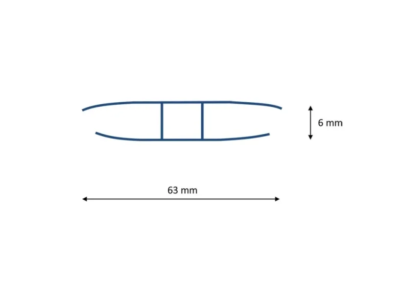 Spojovací polykarbonátový profil H