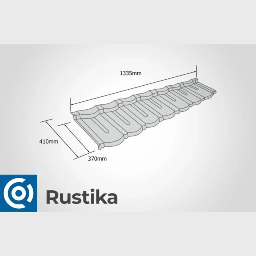 Maloformátová  krytina ROVA Roca RUSTICA