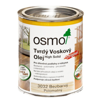 Osmo 3032 tvrdý voskový olej polomatný