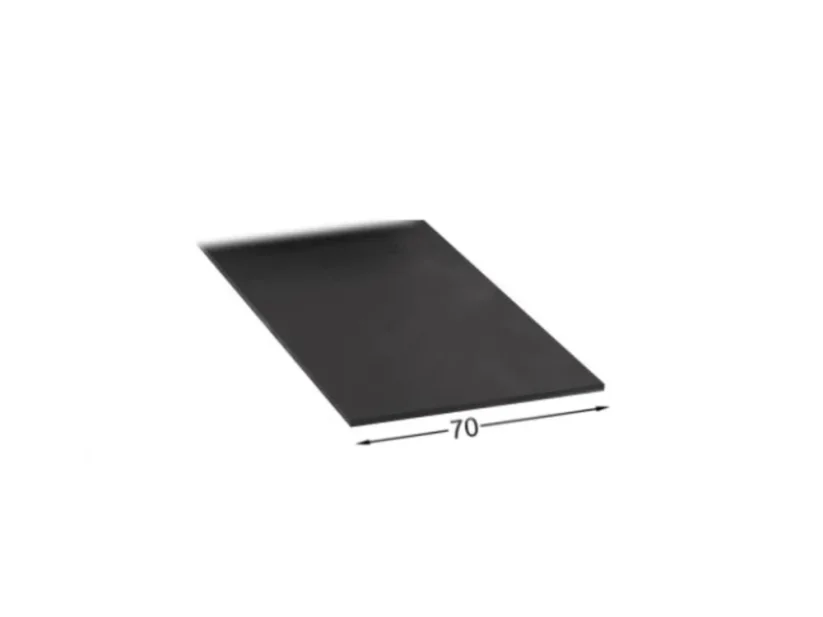 Ploché gumené tesnenie spodné na konštrukciu 60x2 mm rovné