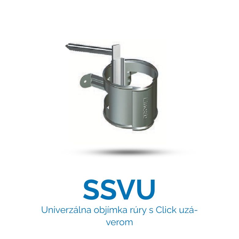 Lindab Rainline -  SSVU univerzálna objímka rúry s Click uzáverom