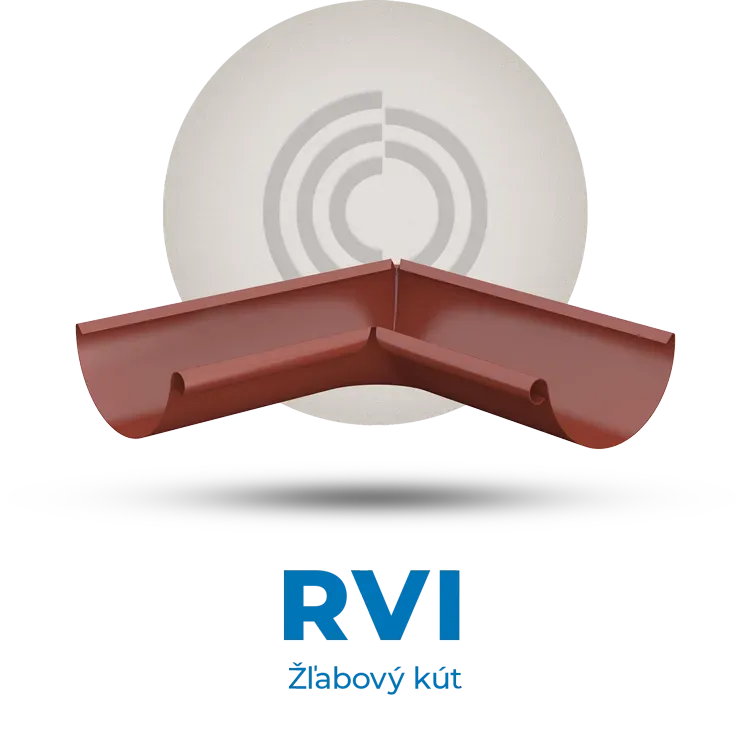 Lindab Rainline - RVI Žľabový kút / RVY Žľabový roh