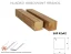 Hladko hobľovaný hranol ThermoWood SHP