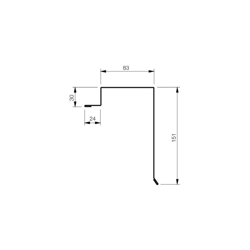 Štítové lemovanie (VISRP)
