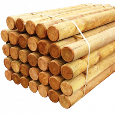 Červený smrek - guľatina mokrá (hoblovaná)