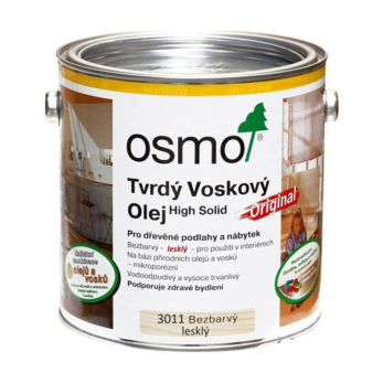 Osmo 3011 tvrdý voskový olej lesklý