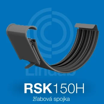 150H RSK - Žľabová spojka hlboká