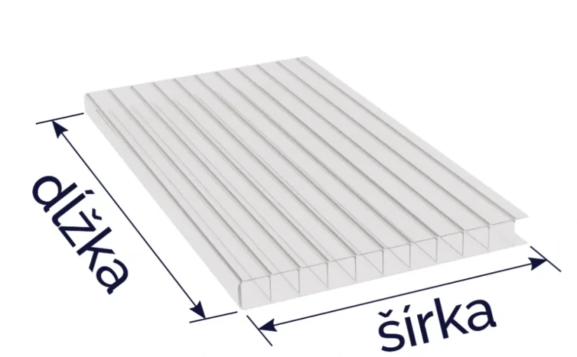 Polykarbonátová platňa LEXAN thermoclear plus, komorová 5X s 2UV