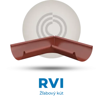Lindab Rainline - RVI Žľabový kút / RVY Žľabový roh